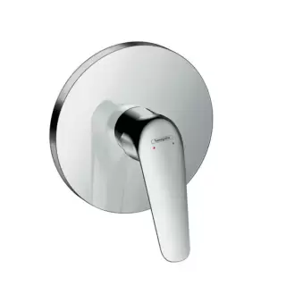 Hansgrohe Novus Однорычажный смеситель для душа Highflow, скрытый монтаж, внешняя часть, цвет: хром