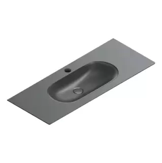 Catalano Sfera Раковина консоль 125x50см, с 1 отв., цвет: черный матовый