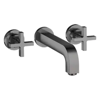 Axor Citterio Смеситель для раковины 222, встраиваемый, излив: 22.2см., цвет: полированный черный хром