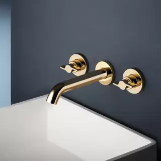 Gattoni GAS Смеситель для раковины, встраиваемый, цвет: Gold 24KT