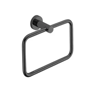 Colombo Plus Полотенцедержатель кольцо, цвет: PVD графит полированный