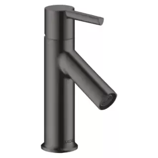 Axor Starck Смеситель для раковины 80, на 1 отв., с донным клапаном, цвет: шлифованный черный хром