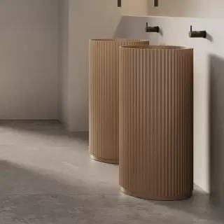 Dea Design Pedestal Basin Раковина напольная d450хh90см, цвет: dark camel