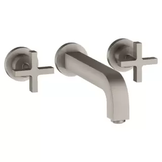 Axor Citterio Смеситель для раковины 222, встраиваемый, излив: 22.2см., цвет: сталь