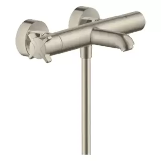 Axor Citterio E Смеситель для ванны, термостатический, настенный, цвет: шлифованный никель