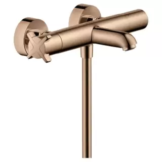 Axor Citterio E Смеситель для ванны, термостатический, настенный, цвет: полированное красное золото