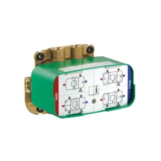 Axor Скрытая часть термостата на 4 источника