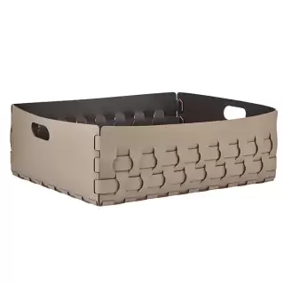 Colombo Adj Корзинка Dubai 60x50хH20см., напольная, цвет: капучино/шоколад