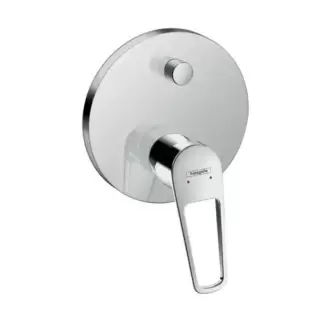 Hansgrohe Novus Loop Однорычажный смеситель для ванны, с рукояткой-петлей, скрытый монтаж, внешняя часть, цвет: хром