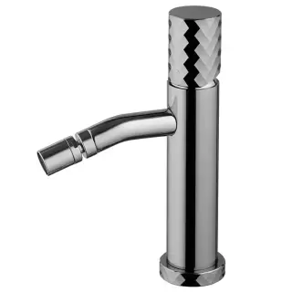 Fima Carlo Frattini Spillo Tech Смеситель для биде, на 1 отв., XS, с донным клапаном, цвет: хром