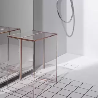 Laufen Kartell Табурет, 33х28х46.5см, пластик, напольный, цвет: пудровый розовый