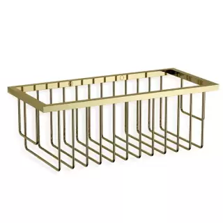 Decor Walther WA WND1 Корзина универсальная 26x12x9.5см для душа, подвесная, цвет: золото