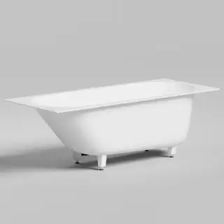 Salini Ornella Kit Ванна 170х70х60см., встраиваемая, донный клапан, сифон, щелевой слив-перелив, S-Sense, цвет: белый