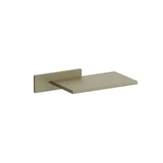 Fantini Venezia/Milano Излив для ванны, встраиваемый, (наружная часть), Dx, цвет: Matt British Gold PVD