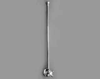 Devon&Devon Кран-соединение с трубкой подвода и обжимной цангой, для смесителей на 1/2/3 отверстия и для унитазов, цвет: хром