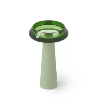 Dea Design Pedestal Basin Раковина 54.5x54.5х90см., напольная, без отв., Glasstech, прозрачная смола, цвет: Emerald R3