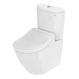 TOTO NC Унитаз моноблок 38x70cм, безободковый, tornado, CeFiONtect, cиденье Washlet, цвет: белый