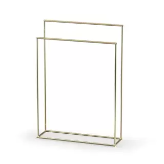 Decor Walther Mikado Полотенцедержатель 86см., напольный, двойной, цвет: золото