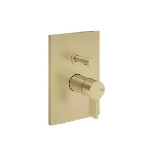 Gessi Inverso Rigato Смеситель для ванны/душа, настенный, цвет: Brass Brushed PVD
