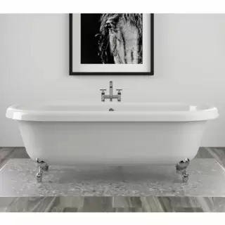 Knief Edwardian Ванна отдельностоящая 180х80хh60см, с 4-мя хромированными ножками "шар" (продается со сливом 0100-091-02)
