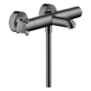 Axor Citterio E Смеситель для ванны, термостатический, настенный, цвет: полированный черный хром