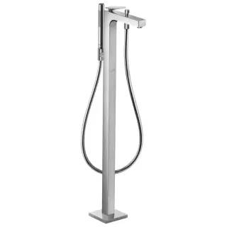 Axor Citterio Смеситель для ванны, напольный, с текстурой, внешняя часть, цвет: хром