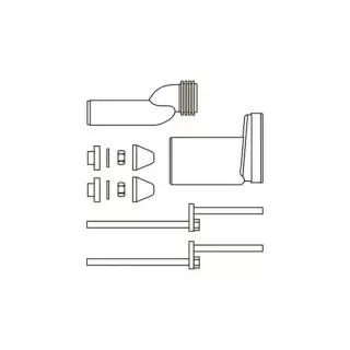 TECE Монтажный комплект для изменения высоты установки унитаза