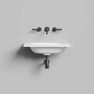 Salini Onda Flow Oval Essentials Раковина 60х50х14см., подвесная, 1 отв., цвет: белый матовый