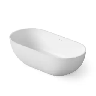 Dea Design Shadow Ванна 140х70х52см., отдельностоящая, Solid Surface, цвет: White №18