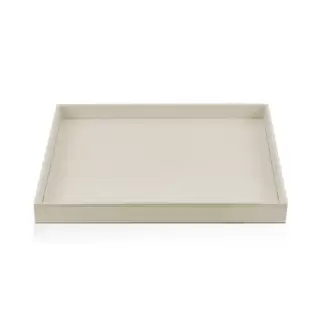 Decor Walther Brownie Лоток 3x28.8x26.3см., настольный, цвет: бежевый