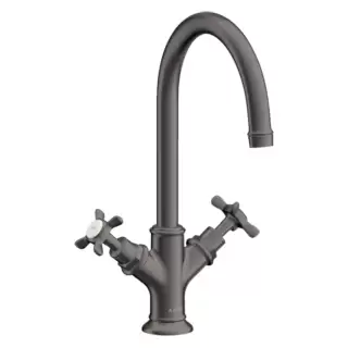 Axor Montreux Смеситель для раковины, для 1 отв., цвет: шлифованный черный хром