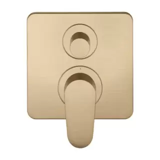 Axor Citterio M Смеситель для ванны, встраиваемый, с переключателем на 2 потока, цвет: шлифованная бронза