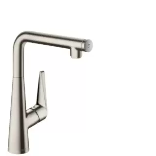 Hansgrohe Talis M51 Смеситель  для кухни на 1 отв, поворотный излив: 18.5см с вытяжным душем, 2jet, h:15.2см, цвет: нержавейка