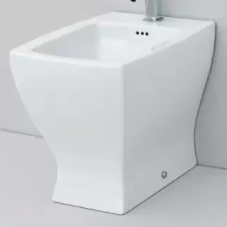 Artceram JAZZ биде напольное 54х36см с 1 отв под смеситель с креплением, цвет: белый