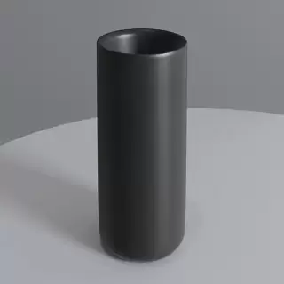 Salini Gocce Стакан настольный, S-Stone, цвет: черный матовый