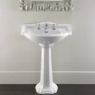 Devon&Devon Oxford Раковина 65х50 см, 1 отв., на пьедестале, цвет: белый