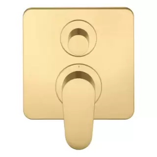 Axor Citterio M Смеситель для ванны, встраиваемый, с переключателем на 2 потока, цвет: шлифованное золото