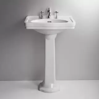 SIMAS Londra Раковина 58х45 см, 3 отв., цвет: белый