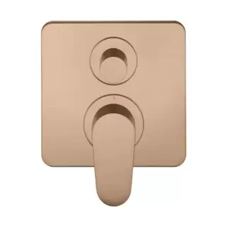 Axor Citterio M Смеситель для ванны, встраиваемый, с переключателем на 2 потока, цвет: шлифованное красное золото