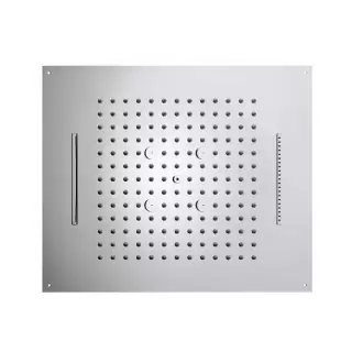 Bossini Dream Верхний душ 57x47см, 4 режима (дождь, каскад, водопад туман), потолочный, цвет: хром