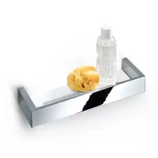 Decor Walther Brick DA60 Душевая полка 60x9см, акриловое белое стекло, подвесная, цвет: хром