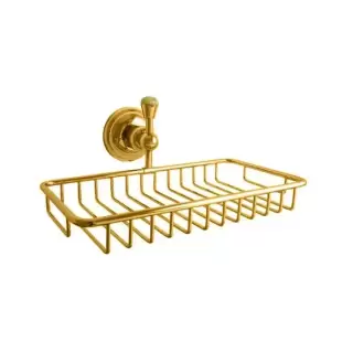 Nicolazzi Onice Полочка-решетка прямоугольная, подвесной, цвет: золото