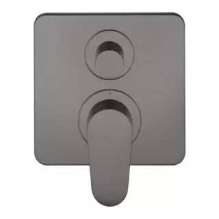 Axor Citterio M Смеситель для ванны, встраиваемый, с переключателем на 2 потока, цвет: шлифованный черный хром