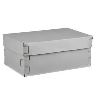 Colombo Adj Коробка Snob 32x20хH13.5см., настольная, цвет: устричный/пепельная роза