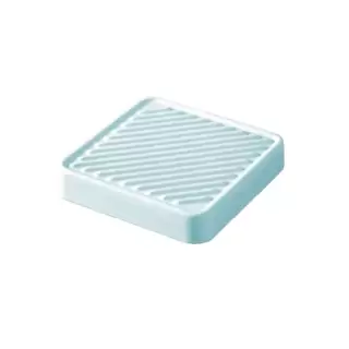 Artceram Cartesio Мыльница 18х18см., настольная, керамическая, цвет: голубой глянцевый