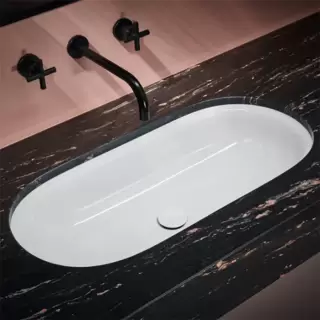 Bette Comodo Раковина 57.4х38х12см., встраиваемая снизу, без отв., без перелива, BetteGlasur&reg; Plus, цвет: белый