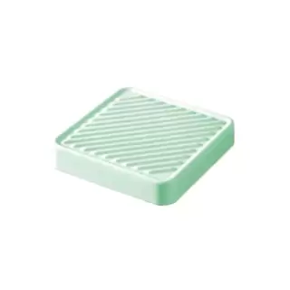 Artceram Cartesio Мыльница 18х18см., настольная, керамическая, цвет: зеленый глянцевый