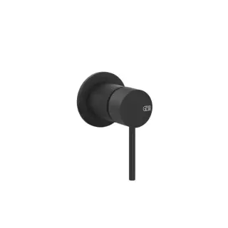 GESSI 316 Смеситель для душа, встраиваемый, на 1/2", на 1 источник (внешняя часть), цвет: Black XL