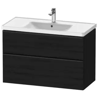 Duravit D-Neo Тумбочка подвесная 98.4х45.2х62.5см., раковина, 1 ящик, цвет: Black Oak