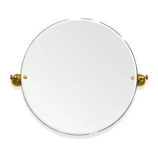 TW Harmony 023, вращающееся зеркало круглое 69х60см, цвет: держателя: золото